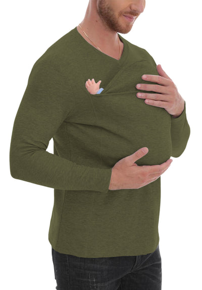 Camiseta Manga Larga Multifuncional Papá Canguro Premium - Image 27