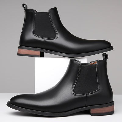 Botas Chelsea de Cuero para Hombre - Estilo Ejecutivo Puntiagudo - Image 26