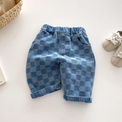 Pantalones Casuales a Cuadros para Niños - Estilo Versátil - Image 15
