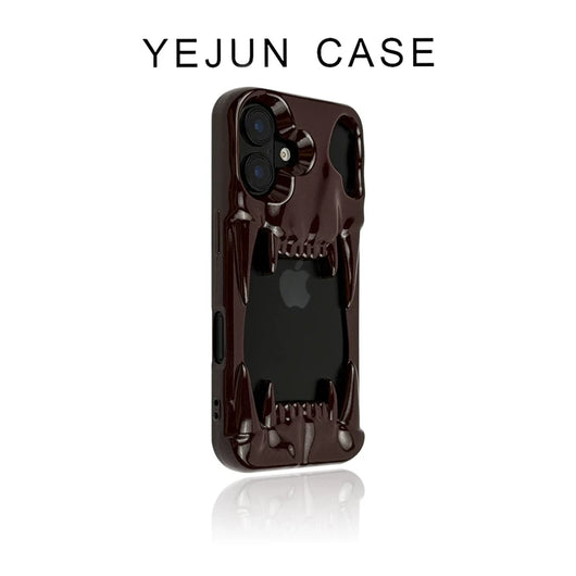 Funda para Celular Calavera Tigre Plateada con Electroplating Hueco - Image 16