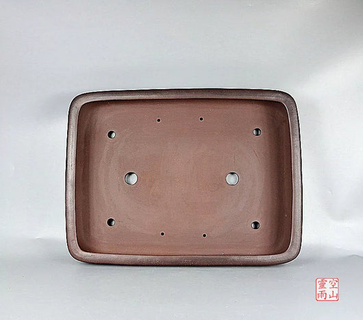 Maceta Artesanal Rectangular de Barro Púrpura Antiguo - Image 18