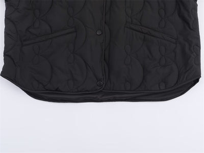Abrigo Acolchado con Moño para Mujer Temperament - Image 29