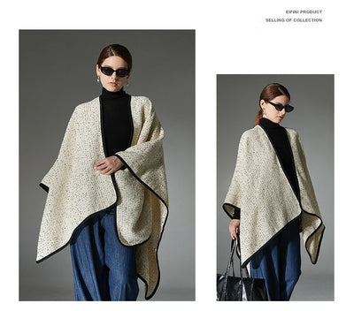 Pashmina Clásica Oro y Seda - Elegancia Atemporal - Image 24