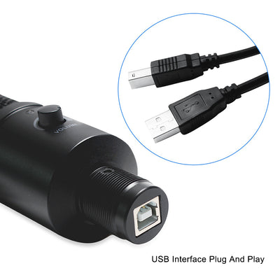 Micrófono Profesional para Streaming en Vivo - Conexión por Cable para Computadora y Celular - Image 11