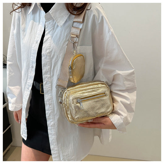 Bolsa Crossbody Cuadrada Estilo Occidental con Correa Ancha - Práctica y Elegante - Image 23