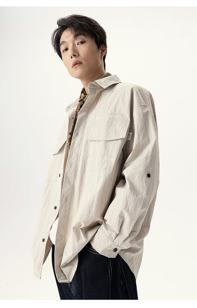 Chaqueta Camisa Retro para Hombre - Estilo Vintage Moderno - Image 10