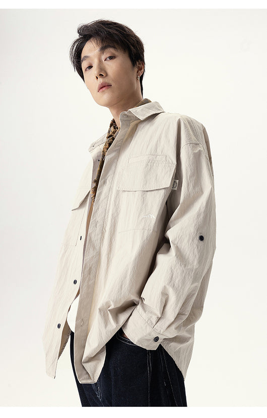 Chaqueta Camisa Retro para Hombre - Estilo Vintage Moderno - Image 10