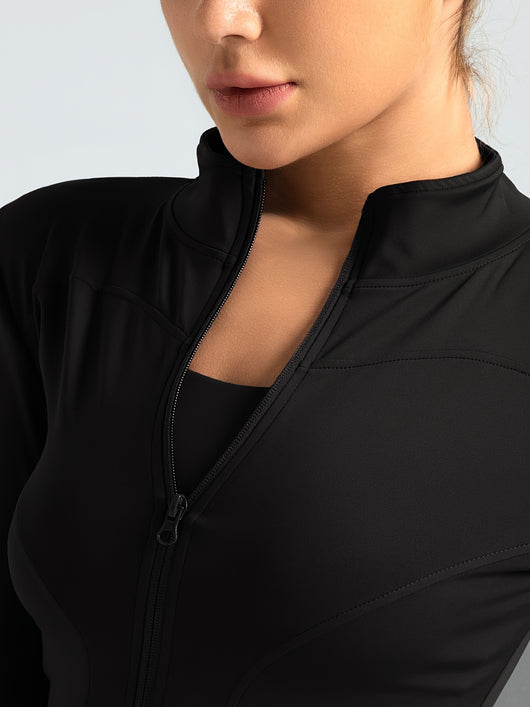Chaqueta Deportiva Ajustada de Alta Elasticidad Transpirable Slim Fit - Image 16
