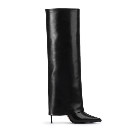 Botas Stiletto Altas Talla Grande con Punta Afilada y Medias Integradas - Image 11