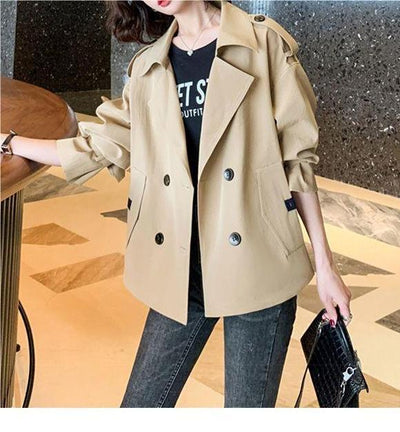 Chaqueta Casual Oversize Estilo Coreano con Cuello Solapa - Image 18