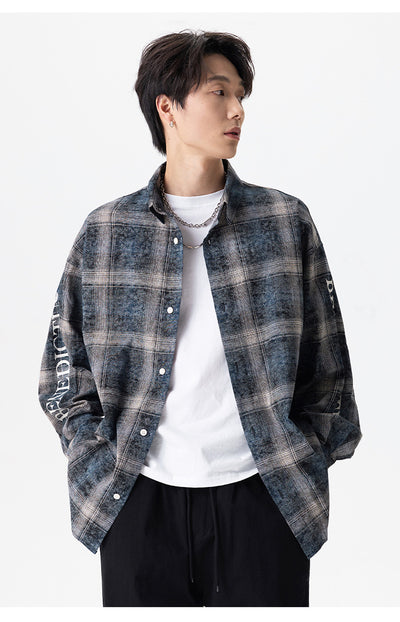 Camisa Casual a Cuadros para Hombre - Estilo Versátil - Image 20