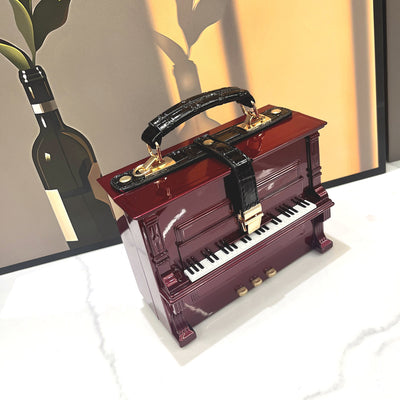 Bolso Bandolera Acrílico con Diseño Piano - Image 41