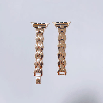 Correa Metálica de Acero Inoxidable con Eslabones de Diamante - Image 18