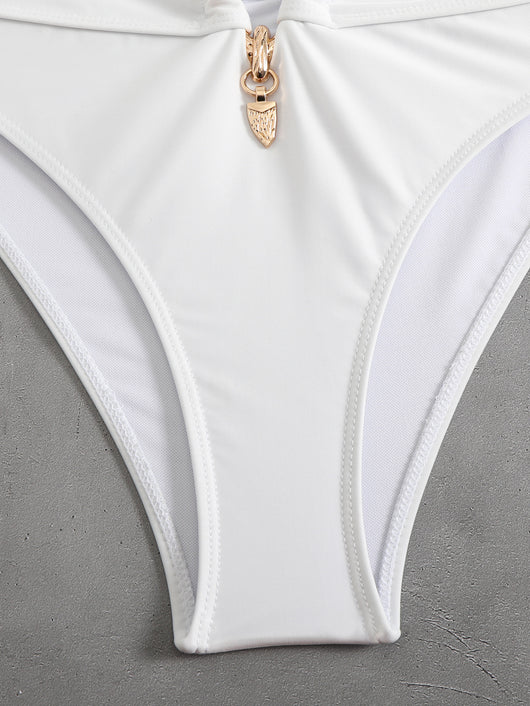 Bikini Tubular de Cintura Alta con Abertura Lateral - Image 14