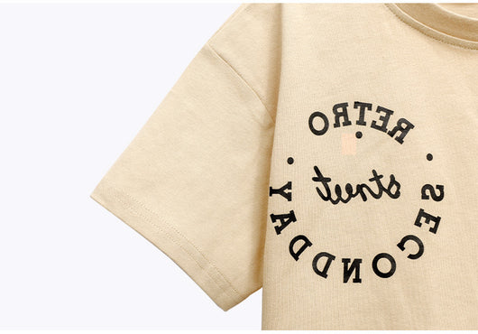 Conjunto Estampado: Camiseta Manga Corta + Pantalón Ancho Pierna Recta - Image 17