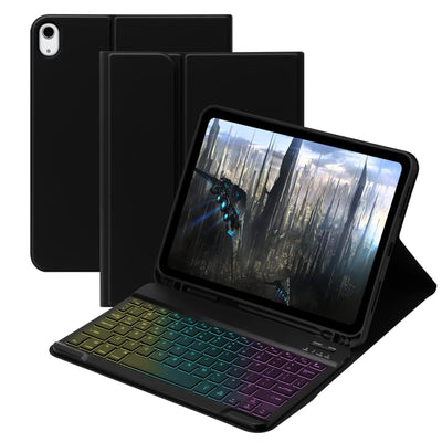 Funda iPad con Teclado Bluetooth Luminoso en Cuero Premium - Image 28