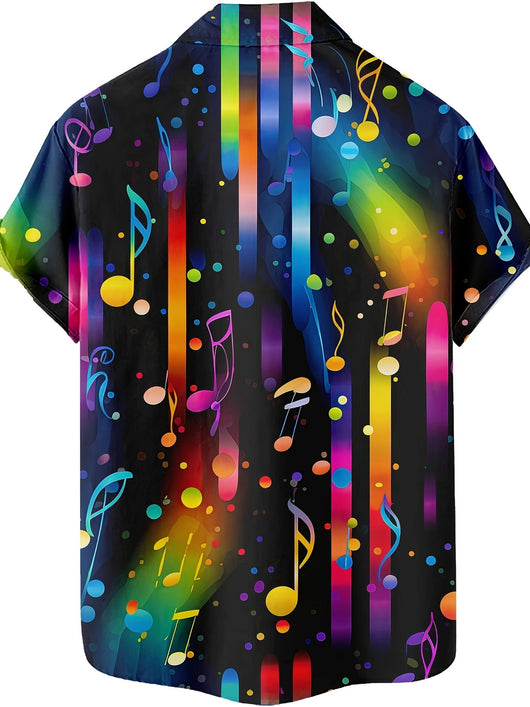 Camisa Manga Corta Hombre Estampado Floral 3D - Image 23