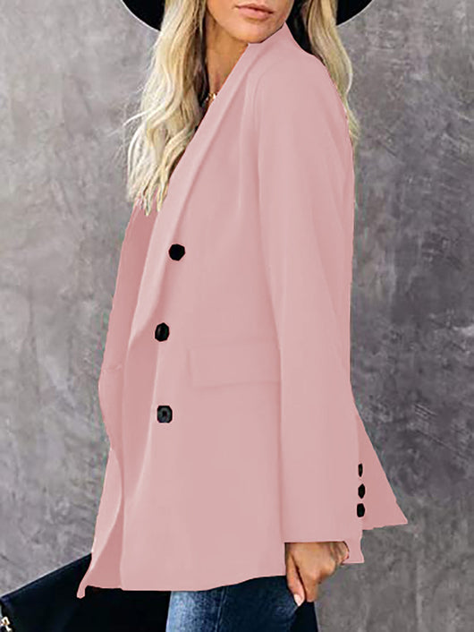 Blazer Cardigan Entallado con Botones para Mujer - Image 20