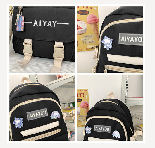 Mochila para Computadora de Gran Capacidad Estilo Japonés - Image 26