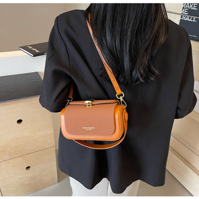 Bolso Mensajero Minimalista de Cuero para Mujer - Image 19