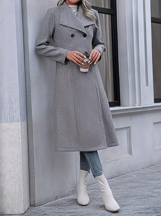 Abrigo Largo Acolchado Temperamental para Mujer - Image 14