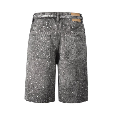 Shorts de Mezclilla con Cinturón Brillante Estilo Ins - Image 30