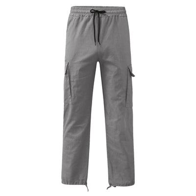 Pantalones Casuales con Múltiples Bolsillos y Cordón Ajustable - Image 74