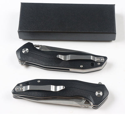 Cuchillo Plegable Táctico D2 Portátil para Autodefensa - Image 10