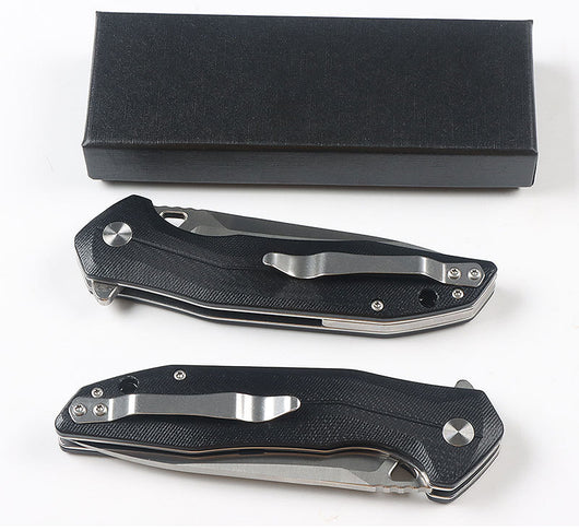 Cuchillo Plegable Táctico D2 Portátil para Autodefensa - Image 10