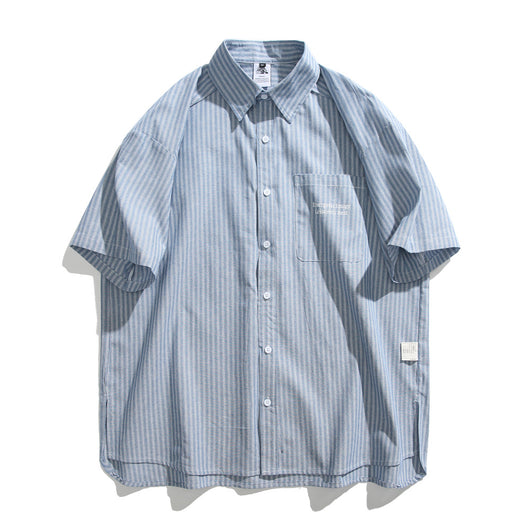 Overol Rayado con Manga Corta Unisex - Image 11