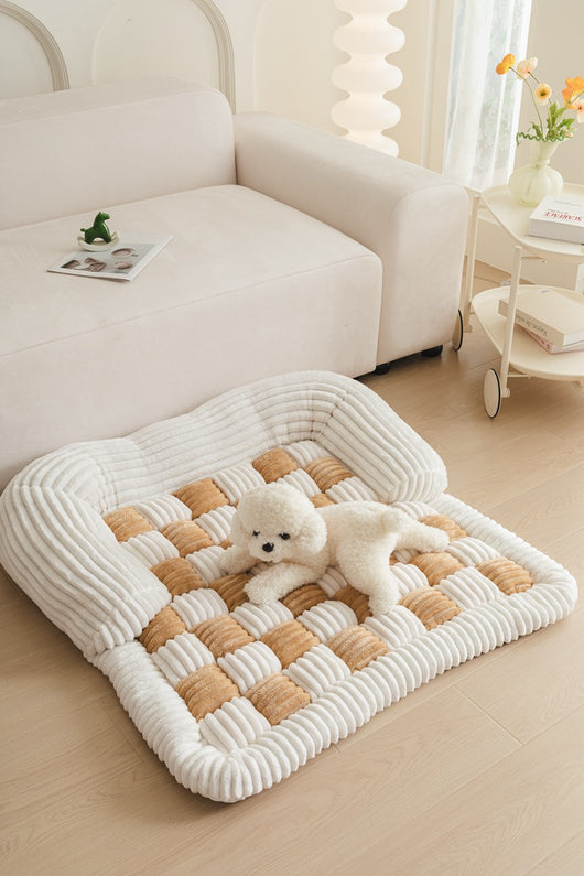 Cama Térmica Ajedrezada para Mascotas - Confort Otoño e Invierno - Image 17