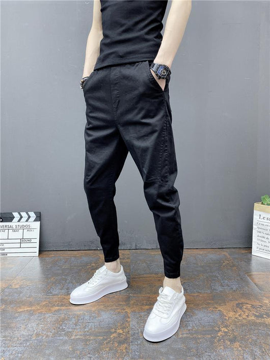 Pantalones Harem Tobilleros Ajustados de Cintura Elástica - Image 29