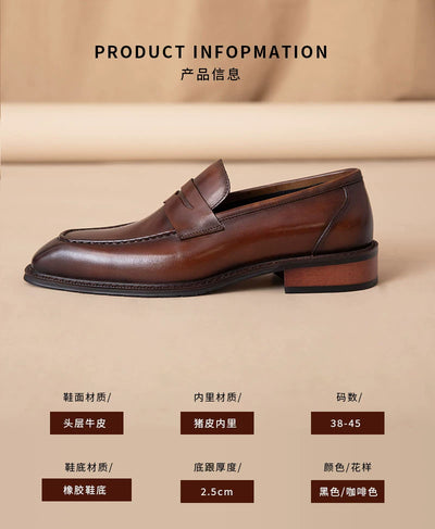 Zapatos Casuales de Cuero Genuino para Hombre - Outdoor - Image 27