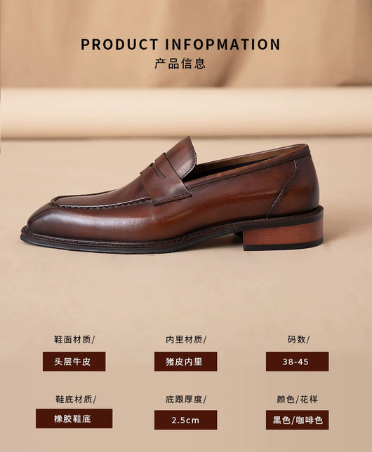 Zapatos Casuales de Cuero Genuino para Hombre - Outdoor - Image 27