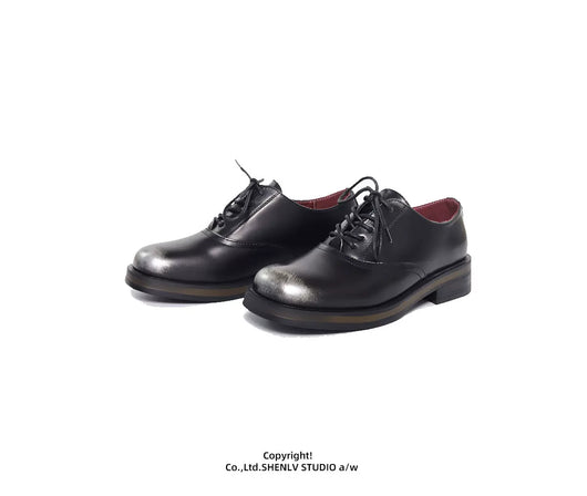 Zapatos de Cuero Bicolor con Suela Gruesa para Hombre - Casual y Profesional - Image 21