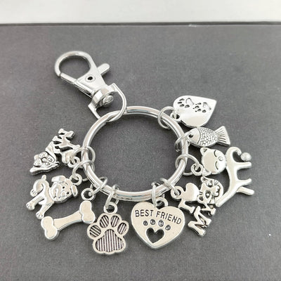 Llavero Mascota con Diseños de Huesos, Peces y Patitas - Accesor Perfecto para Amigos Peludos - Image 14