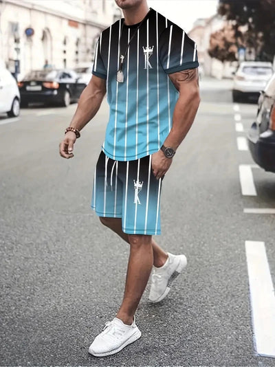 Conjunto Casual Holgado para Hombre con Tecnología de Impresión 3D - Image 30
