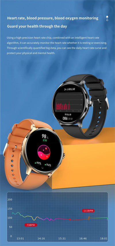 Reloj Inteligente con Llamadas Bluetooth y Monitor de Salud - Image 34