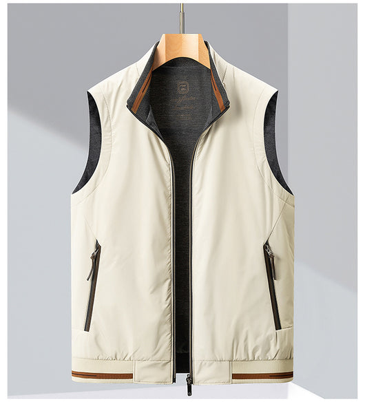 Chaleco Reversible Casual para Hombre sin Mangas - Image 13