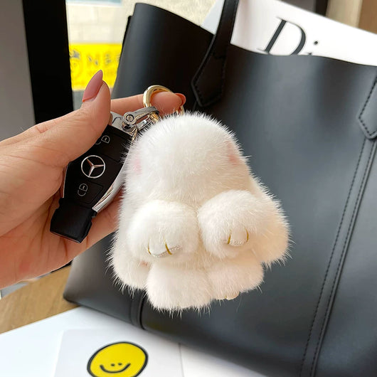Llavero Colgante Conejo Peluche Mink Red Viral - Image 40