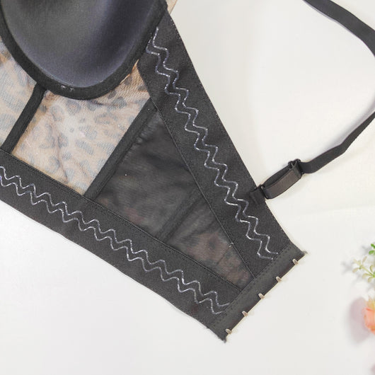 Sostén Tubo Estampado Leopardo con Levantamiento y Ajuste Personalizado - Image 30