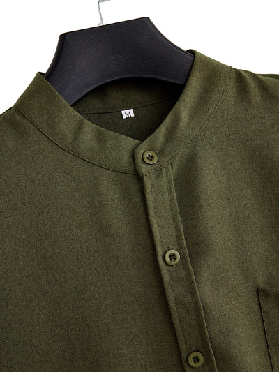 Camisa Casual Hombre Básica con Bolsillo - Image 38