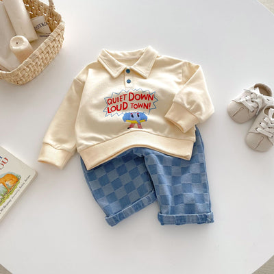 Pantalones Casuales a Cuadros para Niños - Estilo Versátil - Image 27