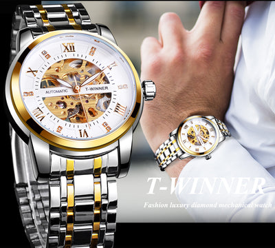 Reloj Mecánico Impermeable con Diseño Calado para Hombre - Image 65