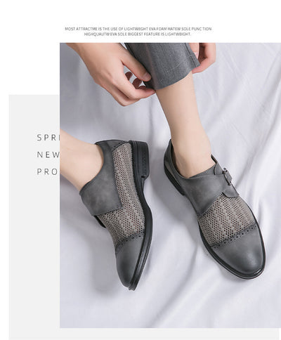 Sandalias de Cuero Respirable con Punta Afilada - Comodidad Casual - Image 16