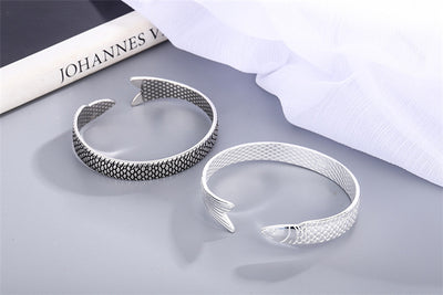 Pulsera de la Suerte JINLONGYU Abierta para Mujer - Image 12