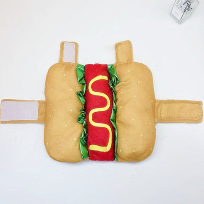 Disfraz Cálido para Mascotas - Hot Dog, Hamburguesa y Carnaval Navideño - Image 8