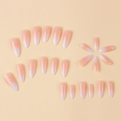 Stickers de Uñas Tipo Almendra con Degradado Suave - Image 13