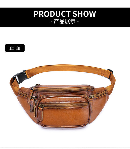 Bolsa Pectoral de Cuero para Hombre - Estilo y Funcionalidad - Image 17