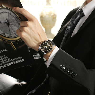 Reloj Mecánico Automático KINYUED Hueco Tourbillon Lujo para Hombre - Image 11